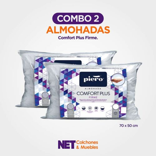 COMBO 2 Almohadas Comfort Plus